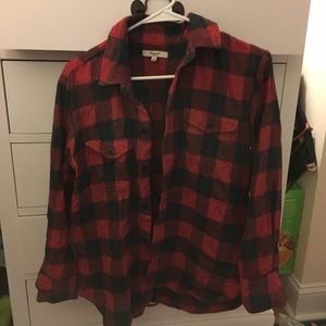 Madewell Buffalo Check Boyfriend Flannel